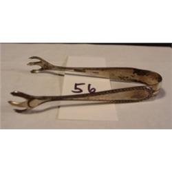 S. Kirk/Son STERLING SILVER Sugar Tongs
