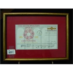 1st Day Issue METROPOLITAN OPERA Stamp