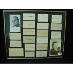 Opera Autographs - LOT OF 20