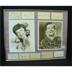 Opera Autographs - LOT OF 11