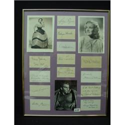 Opera Autographs - LOT OF 16