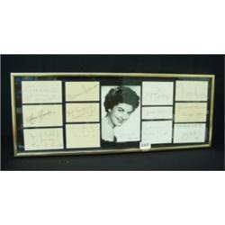 Opera Autographs - LOT OF 13