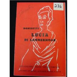 Opera Autograph TINA GARFI/JOHN ROSSI