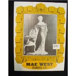 MAE WEST Program DIAMOND LIL - 1950s