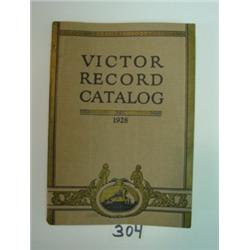 Book - VICTOR RECORD CATALOG of 1928