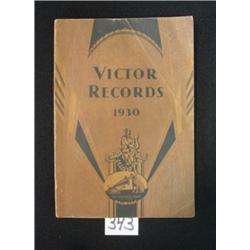 RCA VICTOR Record Catalog - 1930