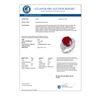 Image 2 : 8.32 CTW Ruby & Diamond Ring 18K White Gold - REF-180K2W - 12852