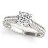 1.32 CTW Certified VS/SI Diamond Solitaire Ring 18K White Gold - REF-371T3M - 27558