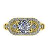 1.75 CTW Solitaire Certified VS/SI Diamond Ring 14K Yellow Gold - REF-450M8H - 38552
