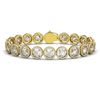 Image 1 : 15.36 CTW Diamond Designer Bracelet 18K Yellow Gold - REF-2399W3F - 42673