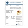 Image 2 : 1.08 CTW Ruby & Diamond Ring 10K Yellow Gold - REF-18F9N - 12784