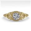 Image 1 : 0.50 CTW VS/SI Diamond Solitaire Engagement Ring 18K Yellow Gold - REF-107W3F - 36019