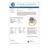 Image 2 : 2.70 CTW Tanzanite & Diamond Ring 14K Yellow Gold - REF-90W9F - 13835