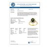 Image 2 : 2.50 CTW Green Tourmaline & Diamond Ring 14K Yellow Gold - REF-74T5M - 11108