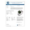 Image 2 : 3.0 CTW Green Tourmaline & Diamond Ring 14K White Gold - REF-100M2H - 11663