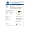 Image 2 : 1.0 CTW Blue Sapphire Ring 10K Yellow Gold - REF-19W3F - 12640