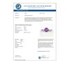 Image 3 : 2 CTW Amethyst Designer Inspired Solitaire Engagement Ring 18K White Gold - REF-33K6W - 22209