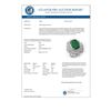 Image 2 : 11.65 CTW Emerald & Diamond Ring 18K White Gold - REF-441H6A - 13000