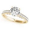 Image 1 : 1.5 CTW Certified VS/SI Diamond Solitaire Ring 18K Yellow Gold - REF-381W8F - 27470