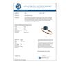 Image 3 : 1.05 CTW Certified Intense Blue SI Diamond Solitaire Engagement Ring 10K Rose Gold - REF-136H4A - 36