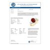 Image 2 : 2.22 CTW Ruby & Diamond Ring 14K Yellow Gold - REF-80T2M - 13071