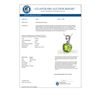 Image 3 : 2 CTW Cushion Cut Peridot Designer Solitaire Necklace 18K White Gold - REF-28T2M - 21953