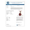 Image 3 : 2 CTW Garnet Designer Inspired Solitaire Necklace 14K Rose Gold - REF-24A9X - 22022