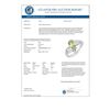 Image 2 : 0.55 CTW Peridot & Diamond Ring 18K White Gold - REF-40F2N - 13437