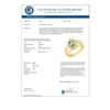 Image 2 : 0.46 CTW Peridot Ring 10K Yellow Gold - REF-15H3A - 12674