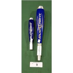 2 BUD LIGHT BEER TAP HANDLES