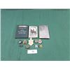 Image 1 : 12 PCS POLICE BADGES, MILITARY BOOK, CIGARETTE CASE ETC
