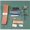 Image 1 : 9PCS VINTAGE BARBER ITEMS