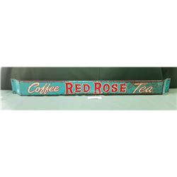 ORIGINAL 1950'S RED ROSE COFFEE/TEA PUSHBAR