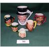 Image 1 : SIX ENGLISH CHARACTER MUGS