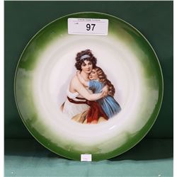 VINTAGE DECORATIVE PORCELAIN PLATE