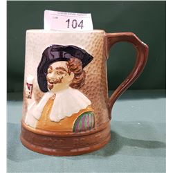 VINTAGE HAND PAINTED FALCONWARE MUG