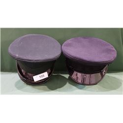 TWO VINTAGE CAPS