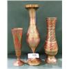 Image 1 : THREE VINTAGE BRASS VASES
