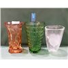 Image 1 : THREE VINTAGE ART GLASS VASES