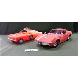 VINTAGE MUSTANG & CORVETTE TOY CARS