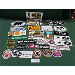 26 YELLOWSTONE NATIONAL PARK STICKERS