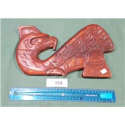 NATIVE CARVED EAGLE WALL PLAQUE