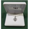 Image 1 : STERLING SILVER SHAMROCK PENDANT NECKLACE
