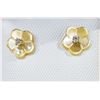Image 2 : 14KT GOLD DIAMOND EARRINGS