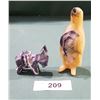 Image 1 : TWO CARVED MARBLE FIGURINES