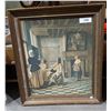 Image 1 : FRAMED PRINT ON BOARD