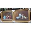 Image 1 : TWO ORIGINAL GILT FRAMED PAINTINGS