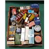 Image 1 : LARGE BOX LOT VINTAGE COLLECTIBLE TINS, BOXES, ROLLER SKATES