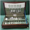 Image 1 : 38PC SET OF SILVERPLATE FLATWARE IN CANTEEN