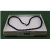 Image 1 : LAPIS LAZULI NECKLACE W/STERLING SILVER CLASP